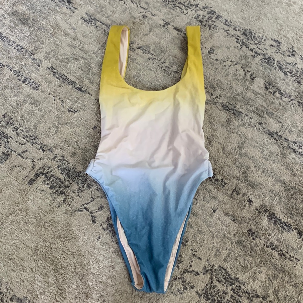 Sunset Ombre One Piece Swim Suit